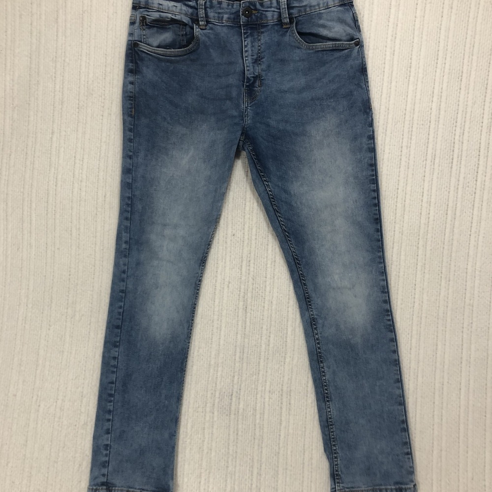 Marc Ecko Cut & Sew Mens Slim Fit Jeans Medium Wash Denim 34x30